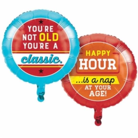 Creative Converting Old Age Humor
Metallic Balloon 18" - Picture 2 of 5